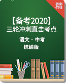 【备考2020】中考语文三轮冲刺直击考点（核心技巧+范例解析+真题汇总）