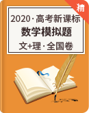 2020年高考新课标（全国卷1、2、3）数学模拟试题（文科+理科）