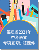 福建省2021年中考语文专项复习 讲练课件