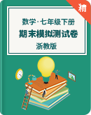 浙教版数学七年级下册 期末模拟测试卷（原卷版+解析版）