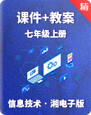 【核心素养目标】湘电子版（2019）信息技术七年级上册 同步课件+教案