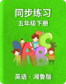 小学英语湘鲁版五年级下册  同步练习（含答案） 