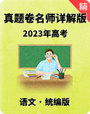 2023年高考语文真题卷名师详解版