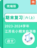 2023-2024学年新课标统编版语文六上 江苏名小期末自测卷（含答案）