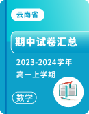 【云南省】2023-2024学年高一上学期数学期中试卷汇总