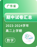 【广东省】​2023-2024学年高二上学期数学期中试卷汇总