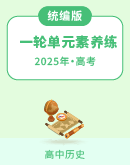 【一轮复习】2025学年统编版高考历史单元素养练（含答案）