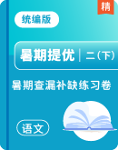 【暑期提优】部编版语文二年级下册---暑期练习卷（含答案）