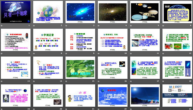 《只有一个地球》PPT课件
